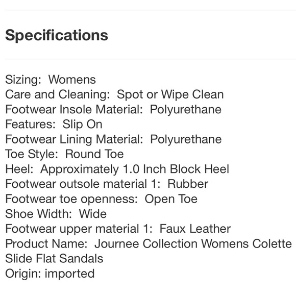 JC COLETTE 7 WIDE SANDAL - Picture 13 of 13